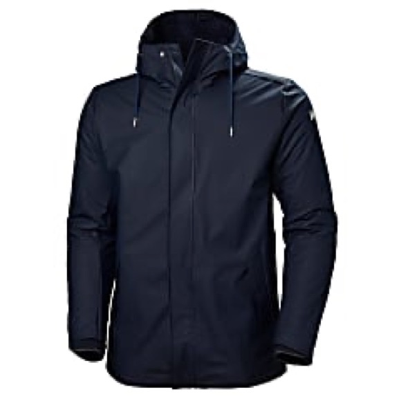 Helly Hansen M MOSS INSULATED RAIN COAT, Navy